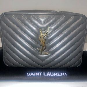 Saint Laurent Lou Medium Monogram YSL Calf Crossbody Bag